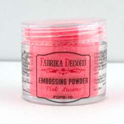 Пудра для эмбоссинга Fabrica Decoru, цвет Розовые мечты, 20 гр