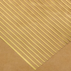 Ацетатный лист с золотым фольгированием "Полосы", размер 30,5Х30,5 см