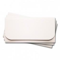 Основа для подарочного конверта №6, Цвет белый матовый, 1 шт, размер 16,5х8,3 см, 245 гр