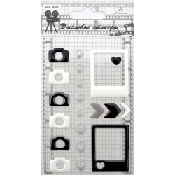 Set of enamel stickers Needlework 