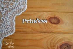 Чипборд Просто Небо "Princess", размер 7,8х1,7см