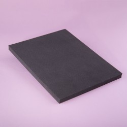 Полутвердая подушка, цвет черный, размер 140*180*10 мм