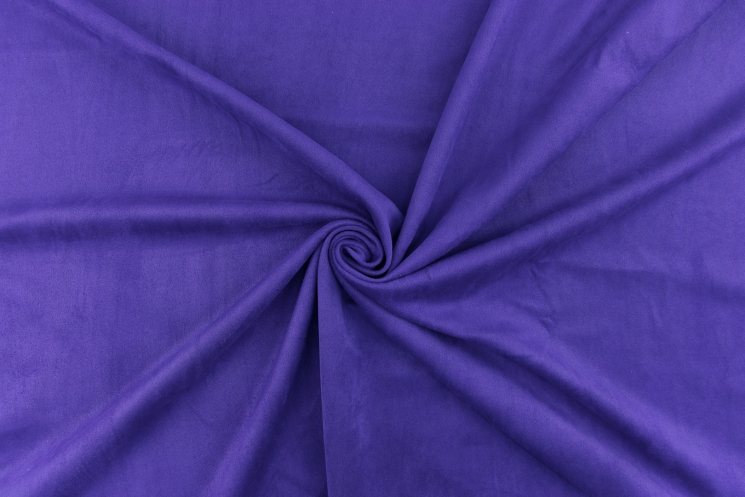 Замша двусторонняя "Фиолетовая", размер 25х70 см 