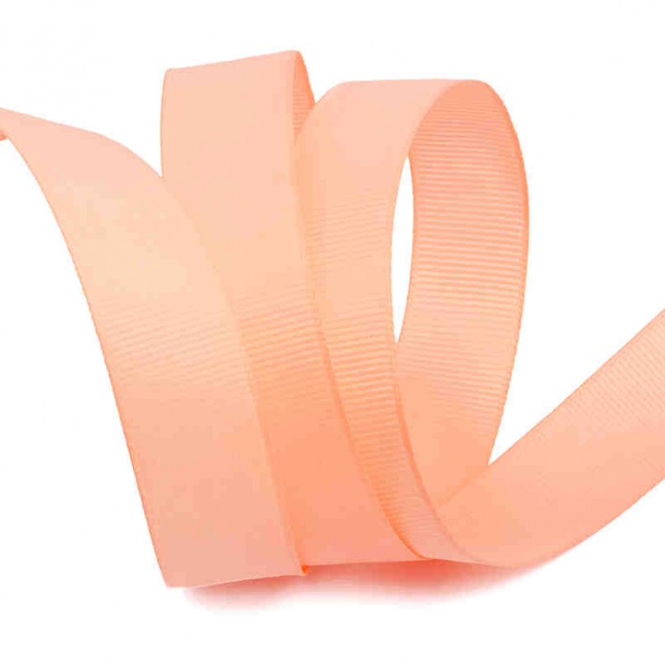 Turnip ribbon "Peach", width 2.5 cm, length 1 m