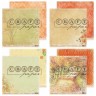 A set of double-sided CraftPaper "Golden Autumn" 8 sheets, size 20*20cm, 190 gr/m2