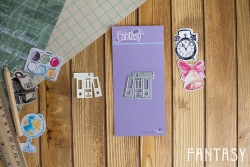 Нож для вырубки Fantasy "Книги" размер 3*3 см 