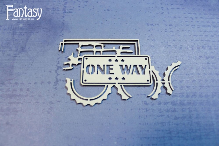 Чипборд Fantasy "One way 3187" размер 9,8*5,4 см
