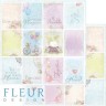 Set of double-sided paper Fleur Design "Flight of the Soul", 12 sheets, size 30. 5x30. 5 cm, 190 gr/m2