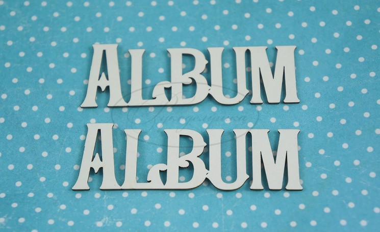 Chipboard Needlework "Album 1B", size 8x2, 7 cm (ENG)