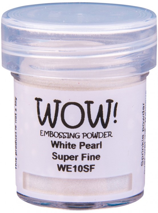 Пудра для эмбоссинга WOW! "White Pearl-Regular", 15 мл