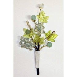 Decorative bouquet Needlework made of acrylic stones 