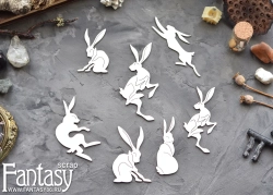Чипборд Fantasy "Набор мини зайцы 3924" 