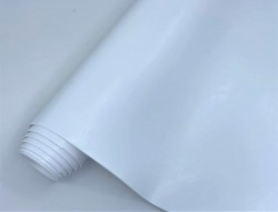 Переплётный кожзам Италия, цвет Белый глянец, 32Х70 см