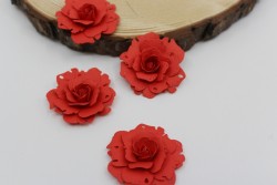 Роза "Красная", размер 4,5 см, 1 шт