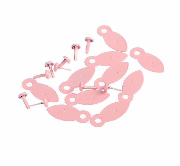 A set of anchors and brads Needlework "Pink" 10 pcs each