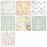 Bee Shabby "Magic Garden" double-sided paper set, 16 sheets, size 15. 2x15. 2 cm, 190 g /m2