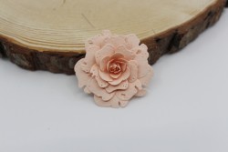 Роза "Персиковая" размер 4,5 см 1 шт