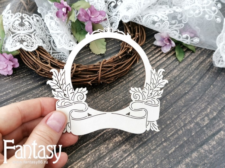 Чипборд Fantasy "Рамка 3777" размер 10.5*9.5 см