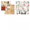 Набор двусторонней бумаги Summer Studio "Зимние забавы" 11 листов, размер 30,5*30,5см, 190 гр/м2