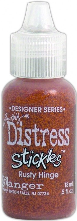 Contour glue with glitter "Distress Sticks" Tim Holtz, Rusty Hinge color, 18 ml