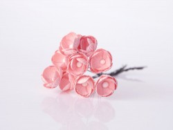 Лютики "Розово-персиковые светлые" размер 1 см 5 шт