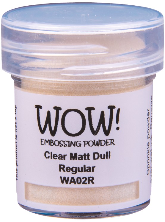Powder for embossing WOW! "Clear Matt Dull", 15 ml