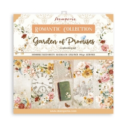 Набор двусторонней бумаги для скрапбукинга Stamperia "Garden of Promises" 30,5x30,5 см, 10 листов, 190 гр\м2