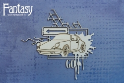 Чипборд Fantasy «Стимпанк машина 3115» размер 11,6*10,7 см