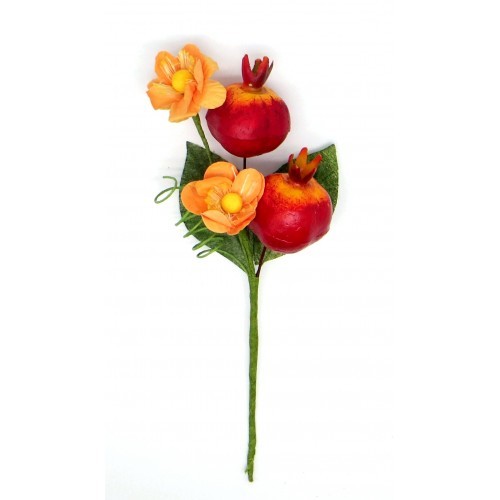 Decorative bouquet "Blooming pomegranate", size 183 mm
