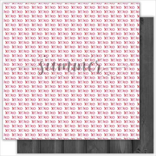 Double-sided sheet of paper Summer Studio #IN_TREND "#Holiday " size 30.5*30.5 cm, 190gr