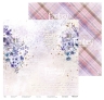 Двусторонний лист бумаги FANTASY коллекция "Сиреневый туман -5", размер 30*30см, 190 гр  