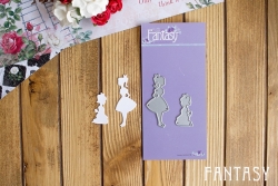 Ножи для вырубки Fantasy "Алиса", размер 3*1,2 и 5*2 см 