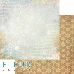 Двусторонний лист бумаги Fleur Design Волшебный лес "Музыка леса", размер 30,5х30,5 см, 190 гр/м2