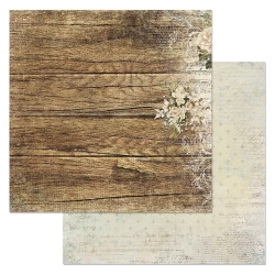 Двусторонний лист "Эхо прошлого. Дерево", размер 30*30 см, 180гр (ScrapMania)