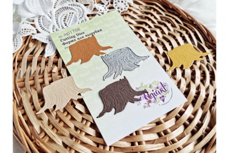 Нож для вырубки "Лесной пень" от AgiArt, размер 60*32 mm