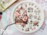 Тканевые высечки Fantasy "Симфония нежности - 4", на бумажной основе