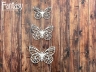 Чипборд Fantasy «Бабочки- махаоны 2588» размеры от 2,6*3,8 см до 3,6*5,4 см