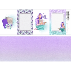 Двусторонний лист с картинками "Это Я! Карточки", 10х30 см, 180 гр/м2