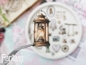 Тканевые высечки Fantasy "Симфония нежности - 5", на бумажной основе
