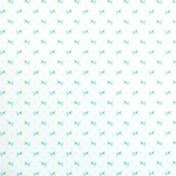 Односторонний лист бумаги MonaDesign Fancy Spring "Цветочки голубые", размер 30,5х30,5 см, 190 гр/м2