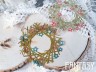 Fantasy cutting knife "Christmas wreath" size 10 cm 