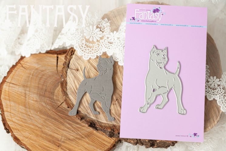 Нож для вырубки Fantasy  «Бойцовский пес» размер 5*7,8 см (1)