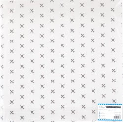 Ацетатный лист с серебряным фольгированием Polkadot "Аэропорт", размер 30,5Х30,5 см