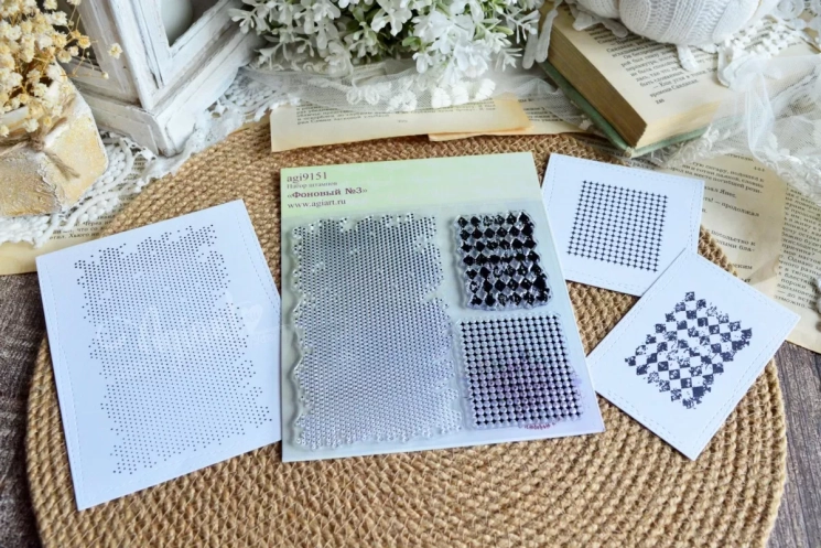 Набор штампов "Фоновый №3" от AgiArt