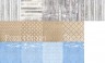 Набор двусторонней бумаги Fabrika Decoru "Wood denim lace" 12 листов, размер 15х15 см, 200 гр/м2