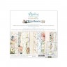 1/4 Set of double-sided Mintay Papers "Written Memories", 6 sheets, size 15x15 cm, 240 gr/m2