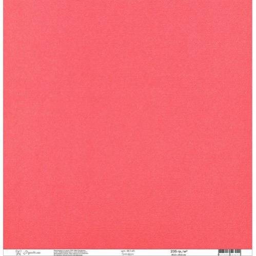 Cardstock textured color "Grapefruit" size 30. 5X30. 5 cm, 235 g/m2