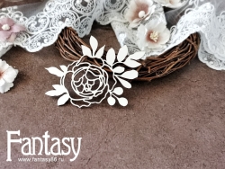 Чипборд Fantasy "Цветок 3515", размер 9*6,5 см