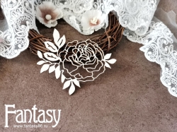 Чипборд Fantasy "Цветок 3512", размер 8.8*7,5 см