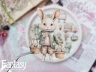 Тканевые высечки Fantasy "Пасха - 10", на бумажной основе 